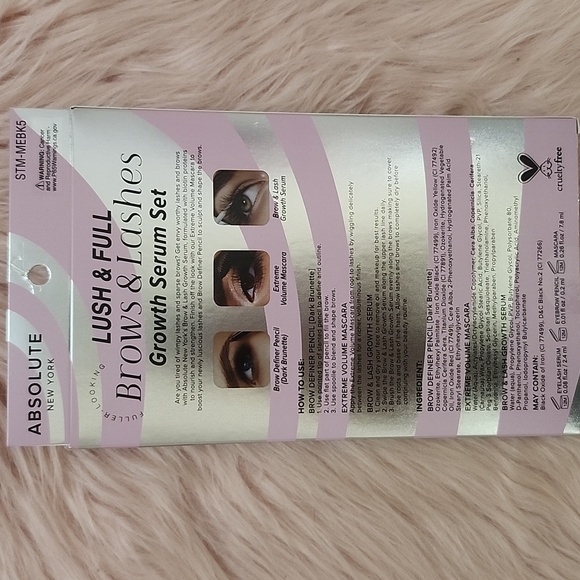 Brand New ABSOLUTE NEW YORK BROW & LASH GROWTH SERUM SET - Picture 2 of 5